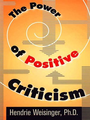 cover image of The Power of Positive Criticism